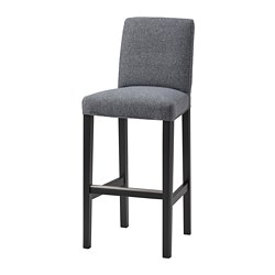 BERGMUND - 吧台椅套附靠背, Fågelfors 彩色 | IKEA 線上購物 - PE790635_S3
