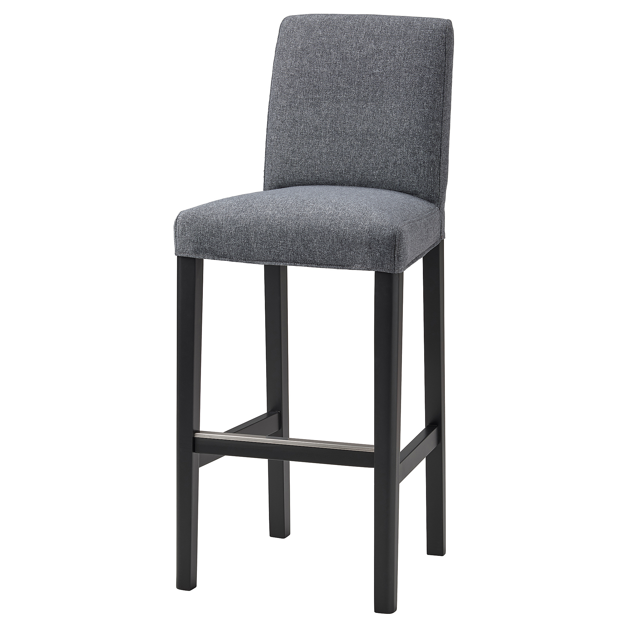 BERGMUND bar stool with backrest