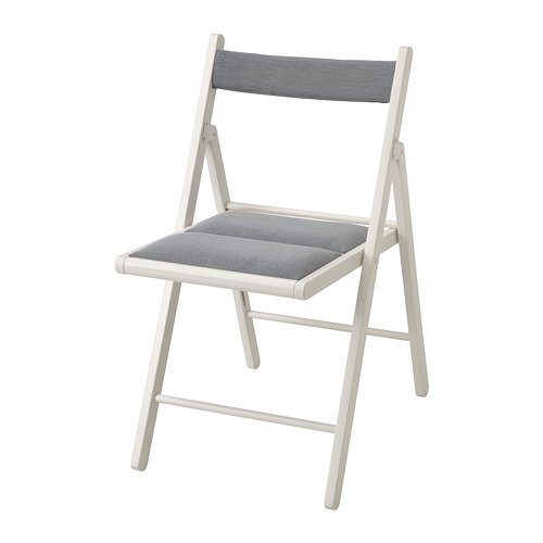 TERJE - folding chair, white/Knisa light grey | IKEA Taiwan Online - PE814362_S4