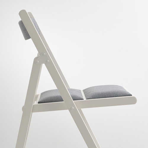 TERJE - folding chair, white/Knisa light grey | IKEA Taiwan Online - PE814355_S4