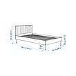 BRUKSVARA bed frame