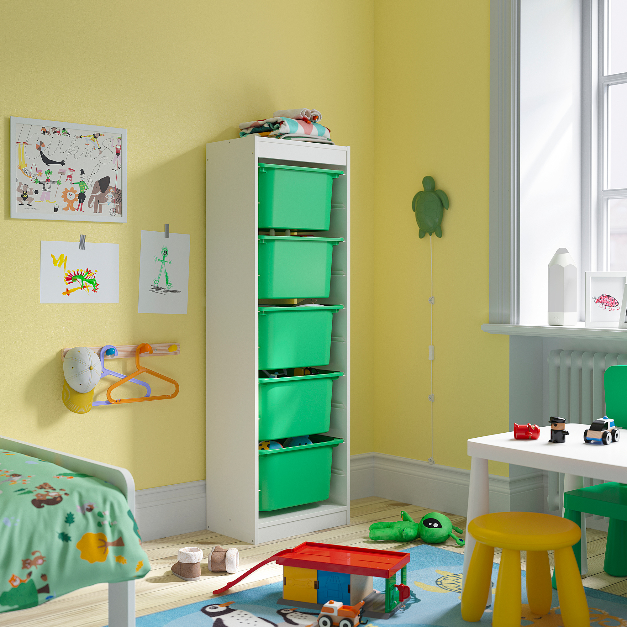 TROFAST storage combination with boxes