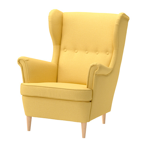 STRANDMON - wing chair, Tibbleby yellow | IKEA Taiwan Online - PE999898_S4