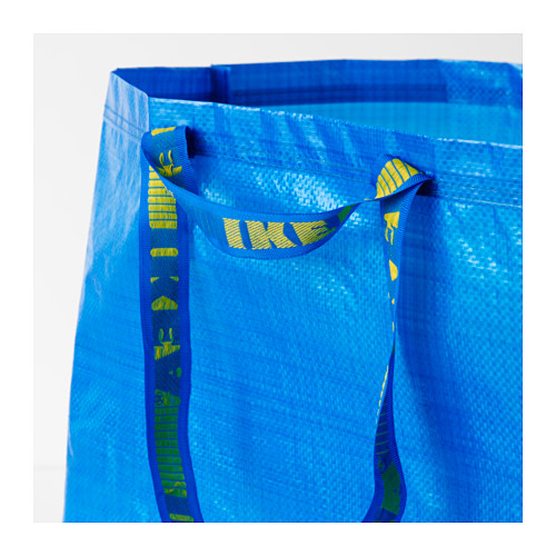 FRAKTA - 環保購物袋, 藍色 | IKEA 線上購物 - PE618113_S4