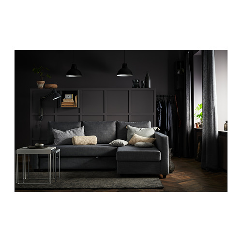 FRIHETEN corner sofa-bed with storage