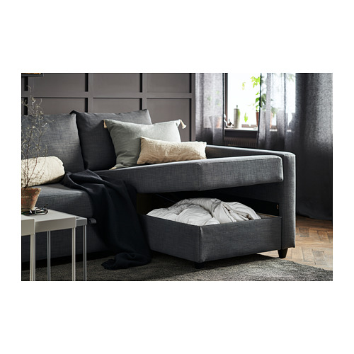 FRIHETEN/KLAGSHAMN corner sofa-bed with storage