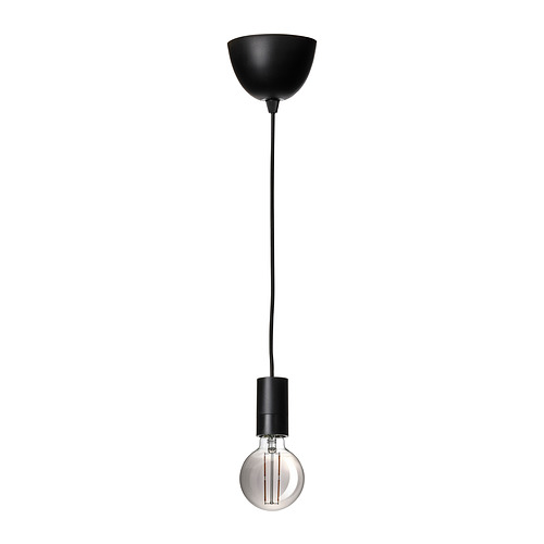 SUNNEBY/MOLNART pendant lamp with light bulb