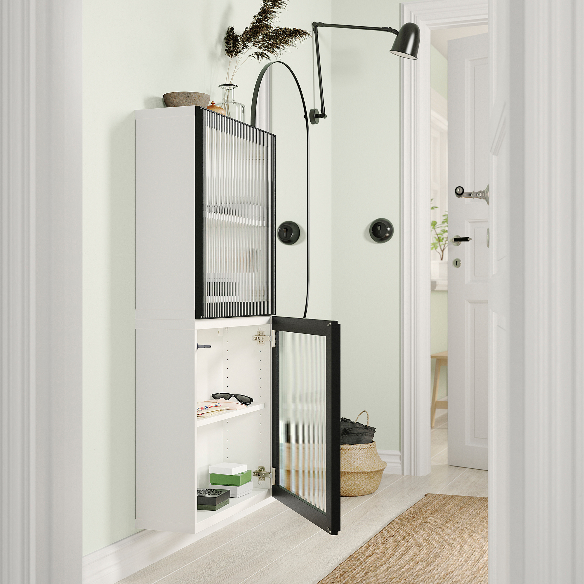 BESTÅ wall cabinet with 2 doors