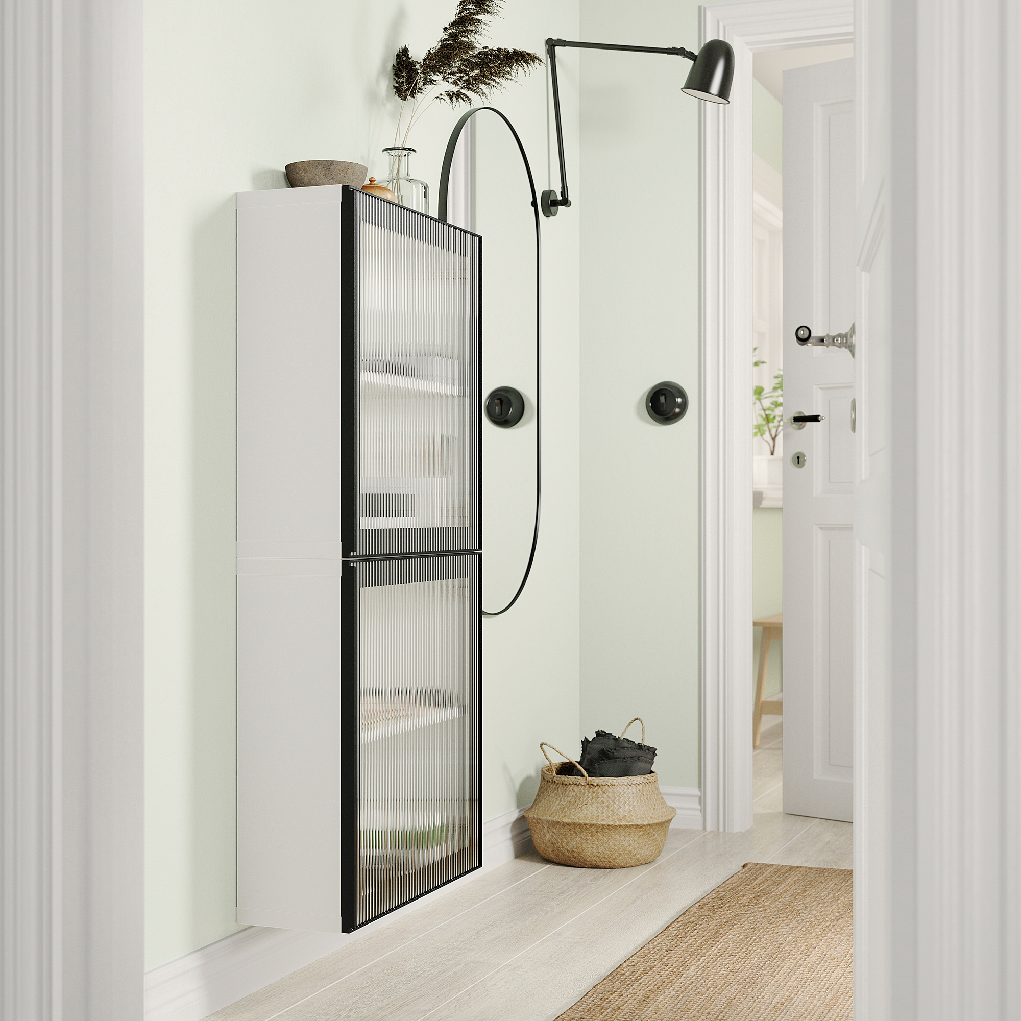 BESTÅ wall cabinet with 2 doors