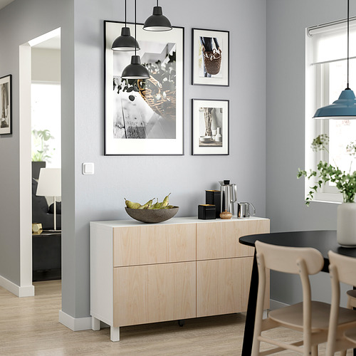BESTÅ storage combination w doors/drawers
