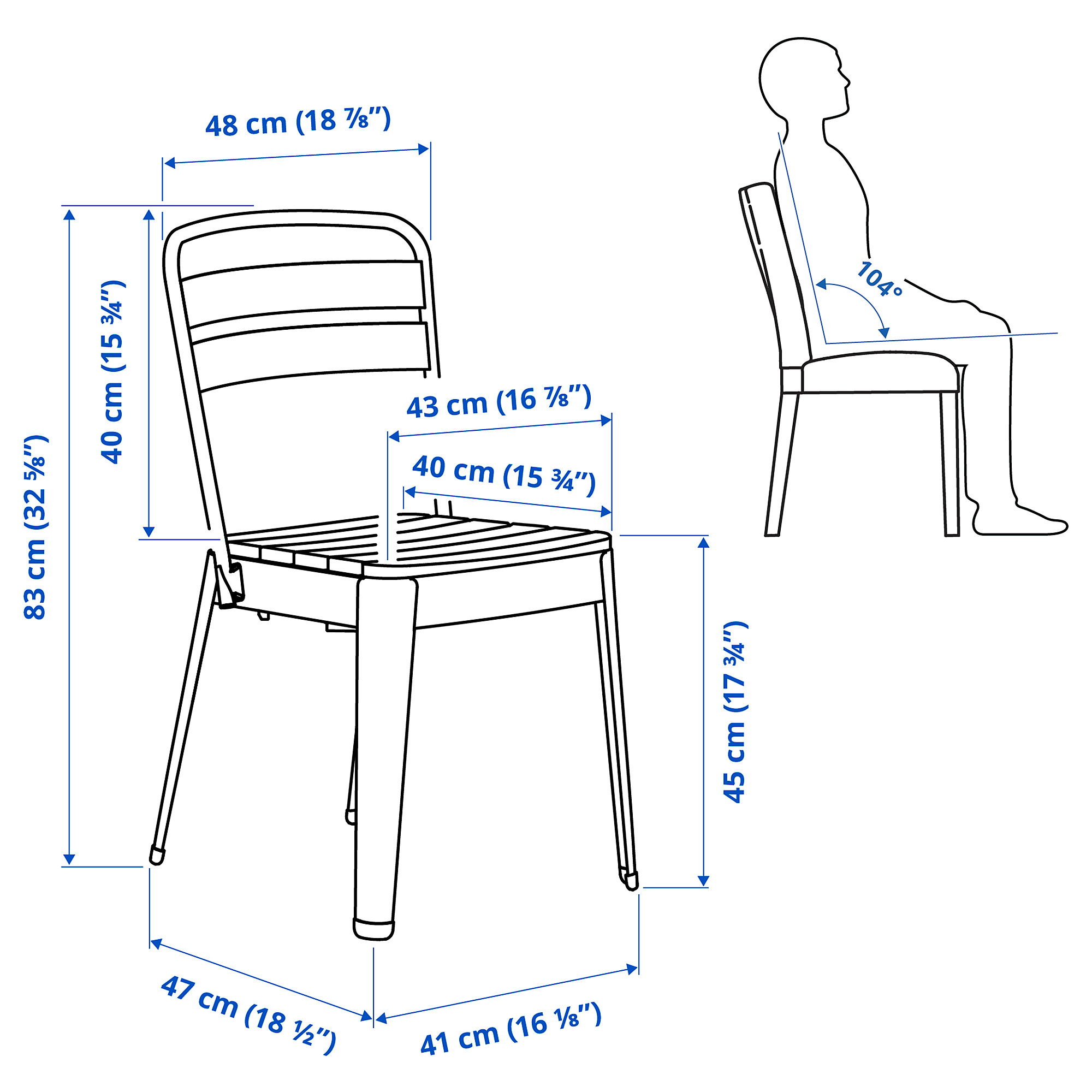 NORRMANSÖ chair, outdoor