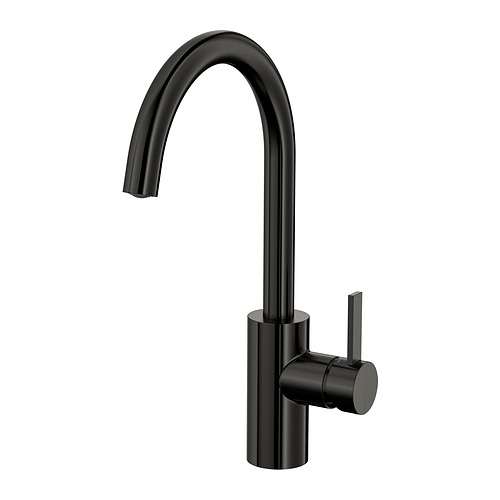 DELSJÖN - 廚房水龍頭, 黑色刷飾金屬 | IKEA 線上購物 - PE895953_S4