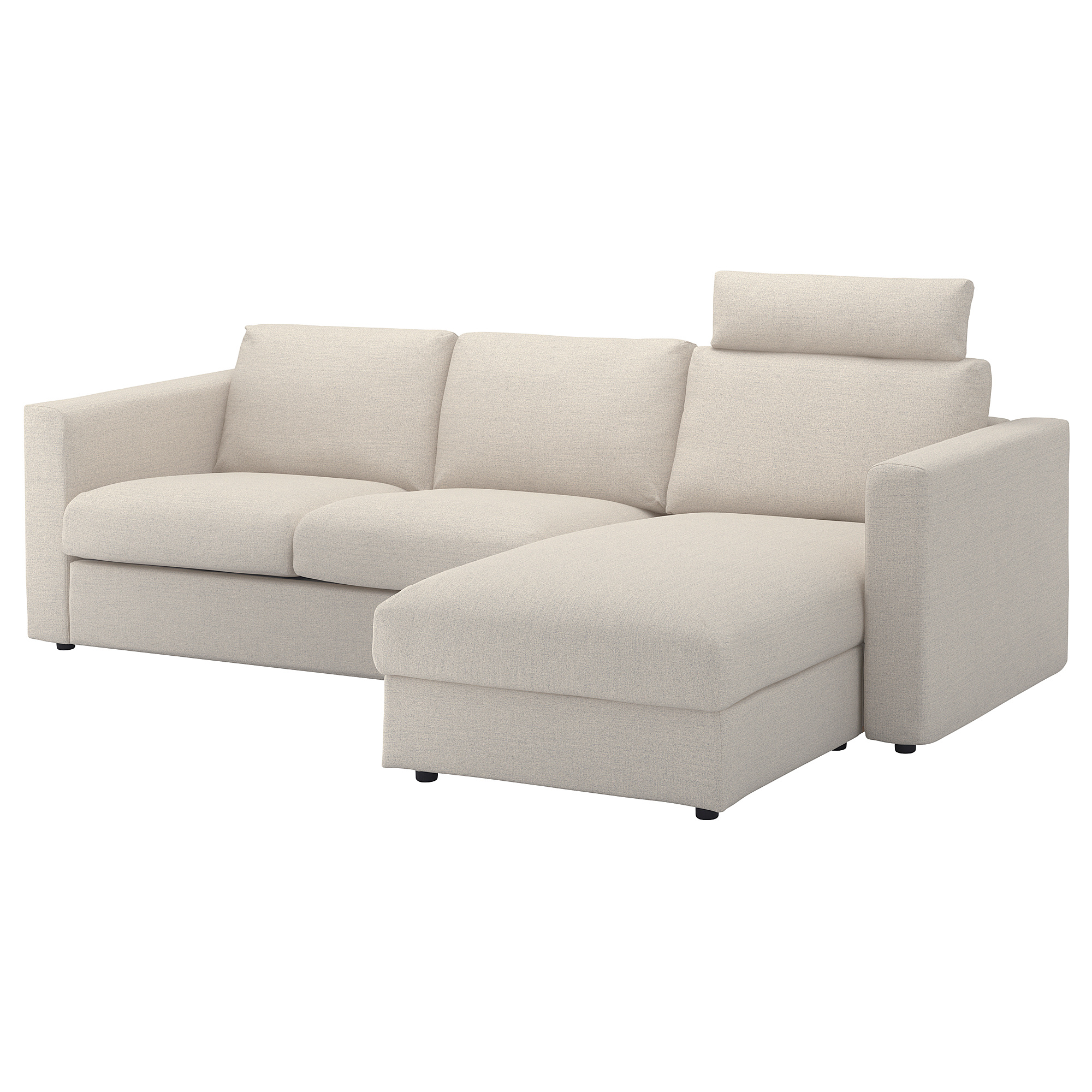 VIMLE cover 3-seat sofa w chaise longue