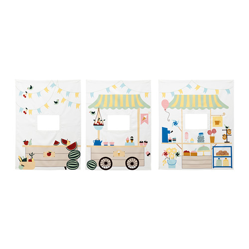 KURA - 床簾, 市場圖案 | IKEA 線上購物 - PE814518_S4