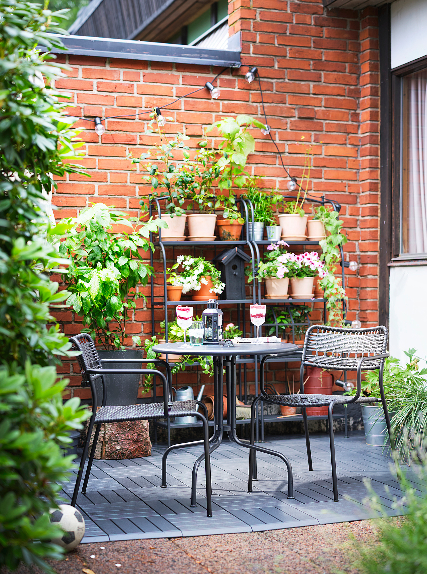 LÄCKÖ shelving unit, outdoor