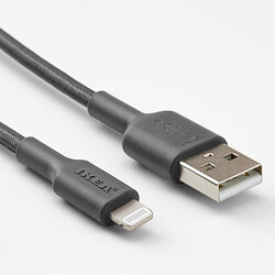 LILLHULT - USB-A轉lightning, 充電線, 傳輸線, 藍色 | IKEA 線上購物 - PE842677_S3