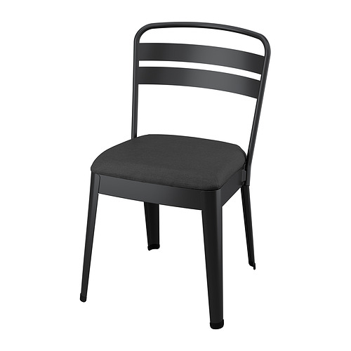 RAMSNÄS - 餐椅，碳黑色/Vissle 深灰色 | IKEA 線上購物 - PE999975_S4