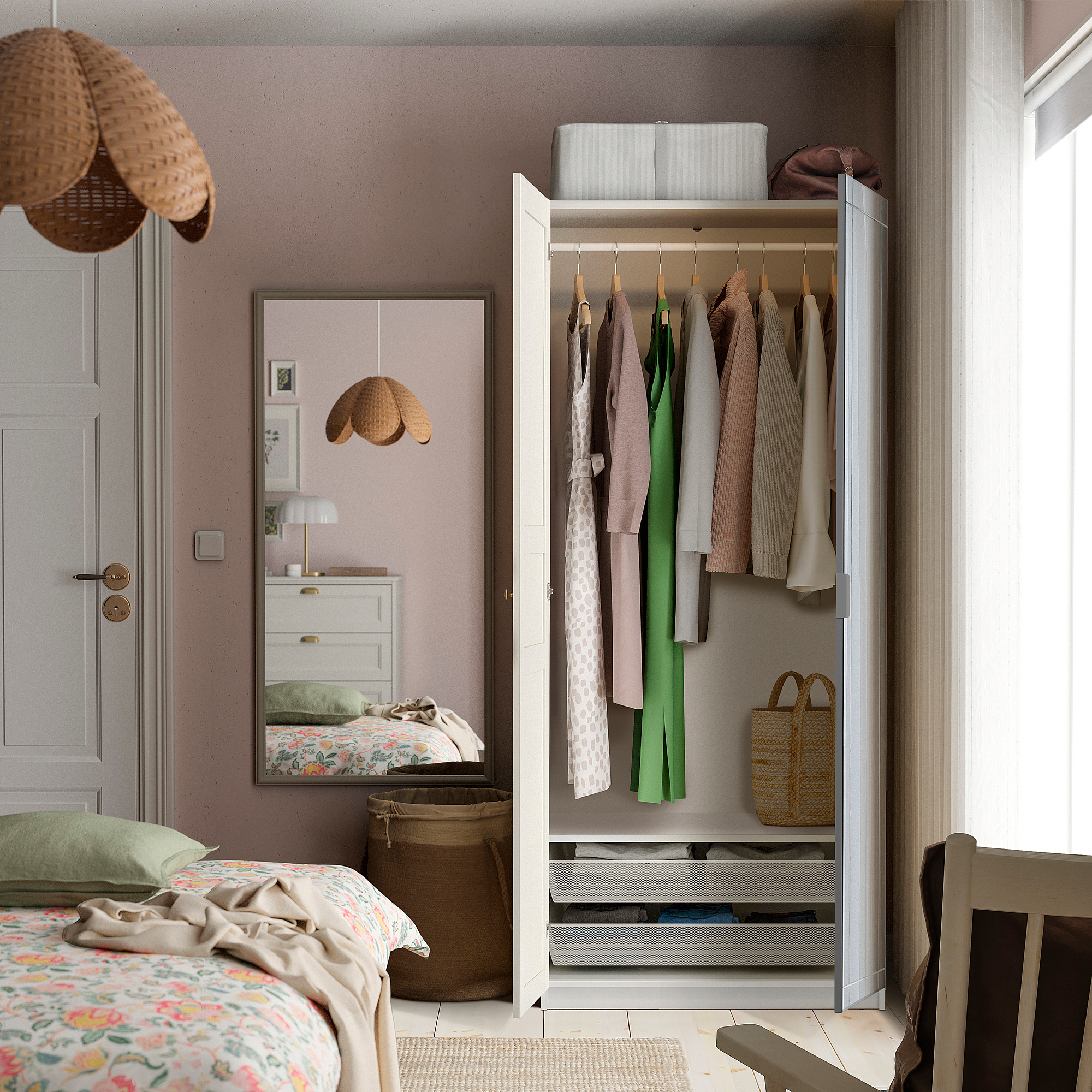 PAX/KAMMARTORP/FLISBERGET wardrobe combination