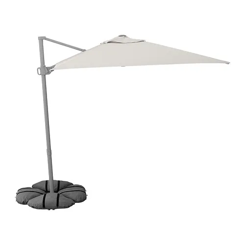 SVALÖN/IGGÖN - 掛傘附底座, 淺灰米色/深灰色, 300x200 公分 | IKEA 線上購物 - PE961523_S4