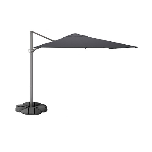 SEGLARÖ/IGGÖN - 掛傘附底座, 碳黑色/深灰色, 330x240 公分 | IKEA 線上購物 - PE961530_S4