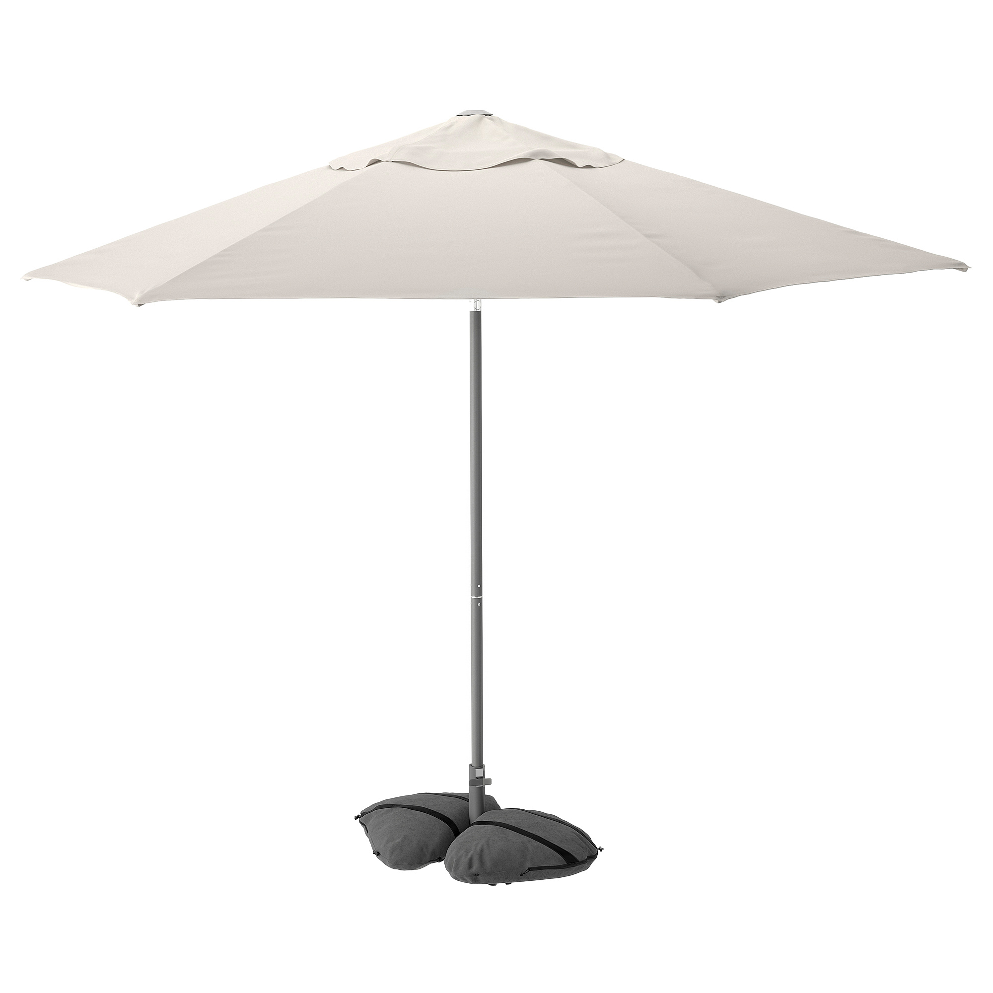 JOGGESÖ/IGGÖN parasol with base