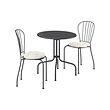 LÄCKÖ table+2 chairs, outdoor
