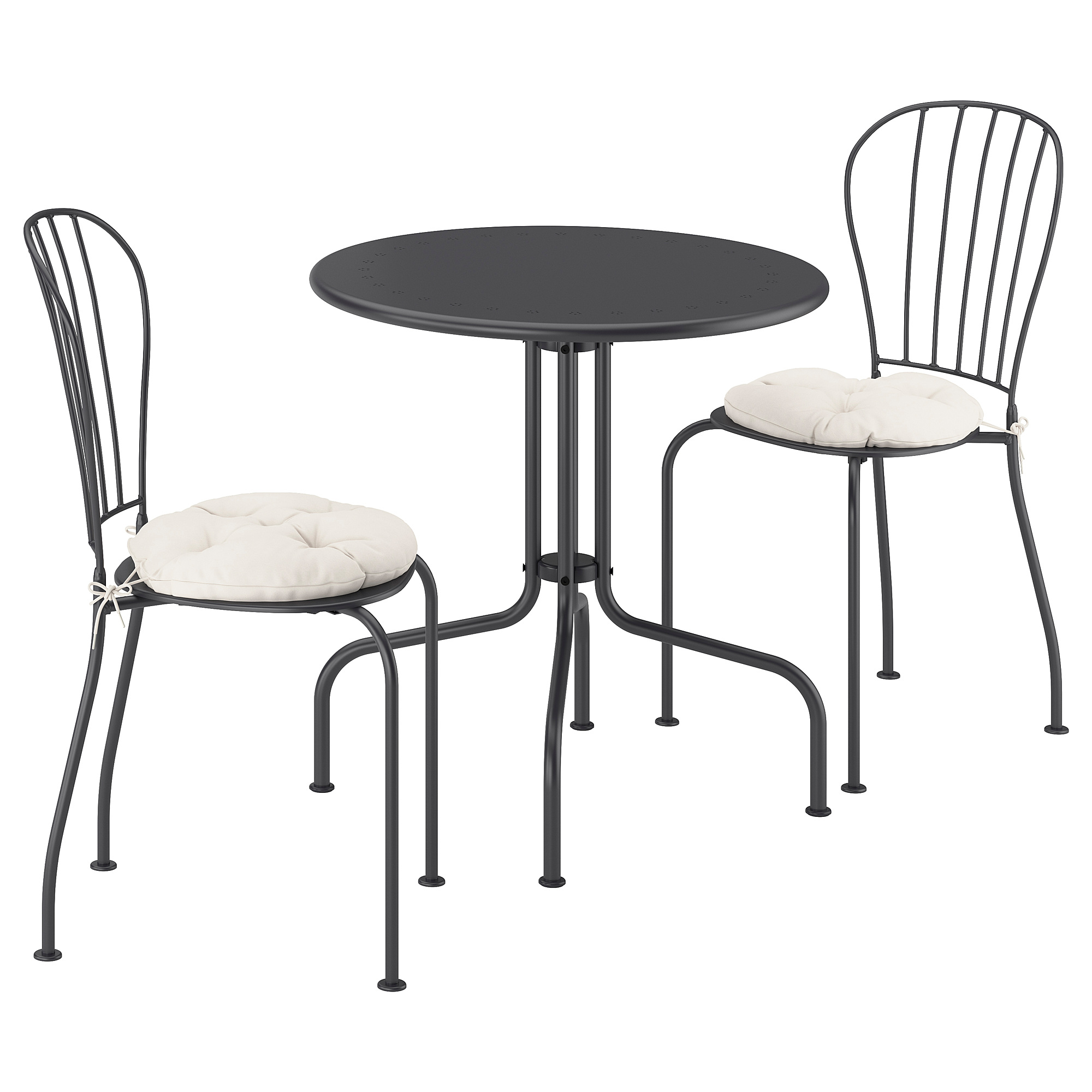 LÄCKÖ table+2 chairs, outdoor