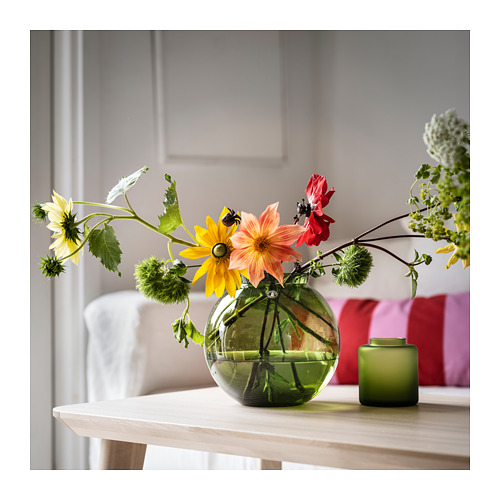 KONSTFULL - vase, green | IKEA Taiwan Online - PE857624_S4