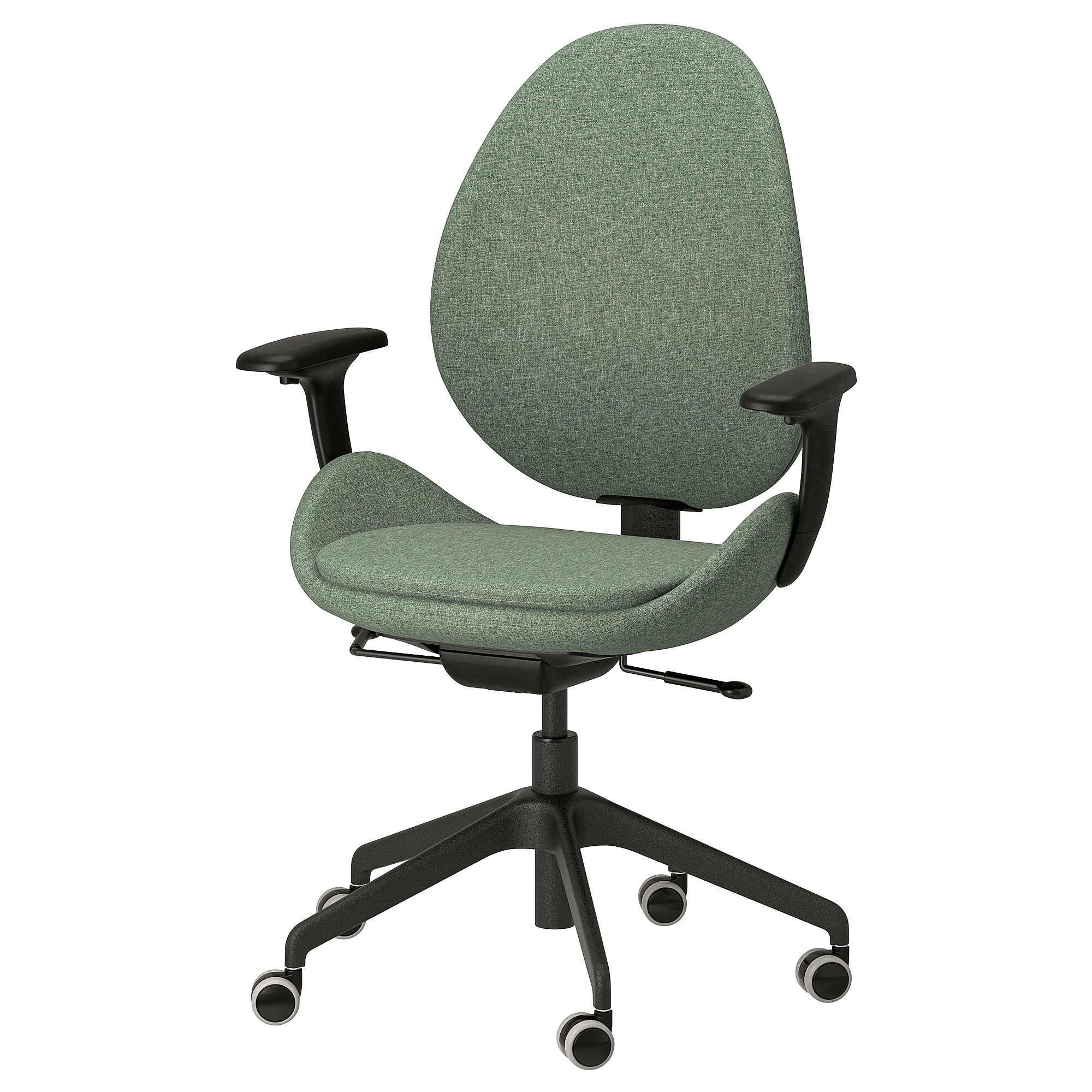 HATTEFJÄLL office chair with armrests