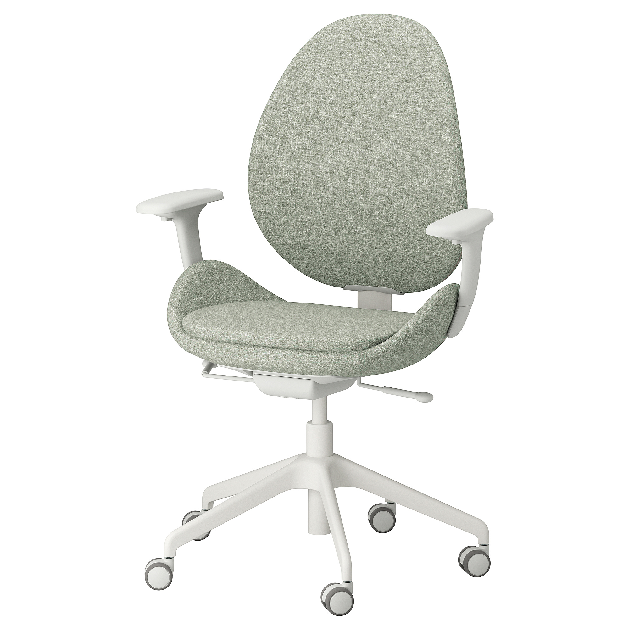 HATTEFJÄLL office chair with armrests