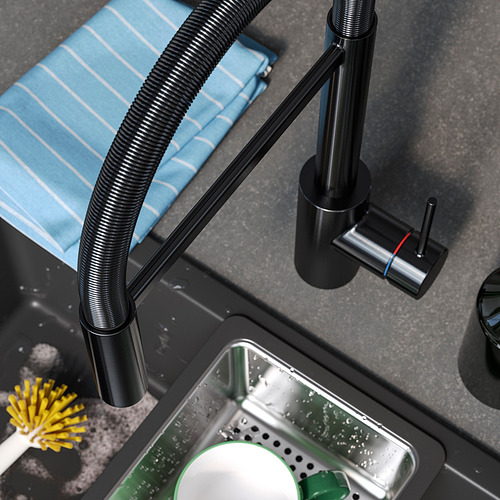 SALLSJÖN 廚房水龍頭附拉出式噴頭