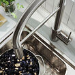 SALLSJÖN kitchen mixer tap pull down w spray