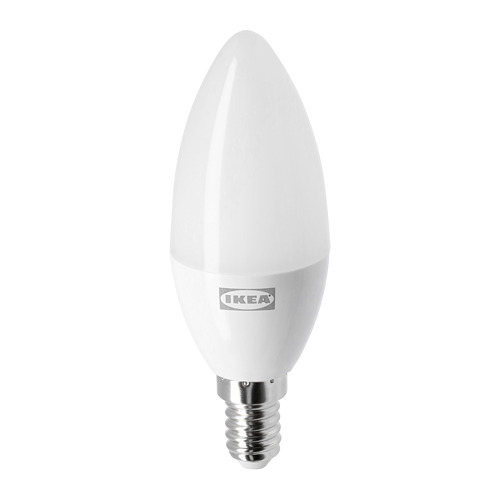 TRÅDFRI - LED bulb E14 470 lumen, smart wireless dimmable/white spectrum chandelier | IKEA Taiwan Online - PE814668_S4