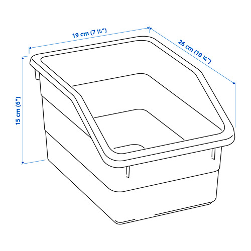 SOCKERBIT - 收納盒, 白色 | IKEA 線上購物 - PE814695_S4
