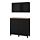 BESTÅ - storage combination w doors/drawers, black-brown Lappviken/Sindvik/Stubbarp black-brown clear glass | IKEA Taiwan Online - PE814709_S1