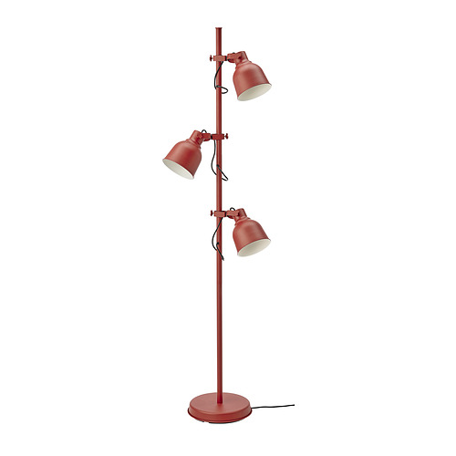 HEKTAR - floor lamp with 3-spot, brown-red | IKEA Taiwan Online - PE931507_S4