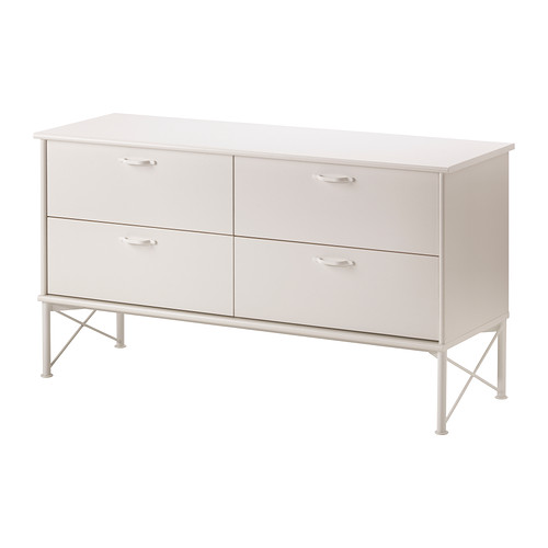 MUSKEN chest of 4 drawers white 118x38x65 cm IKEA Taiwan Online