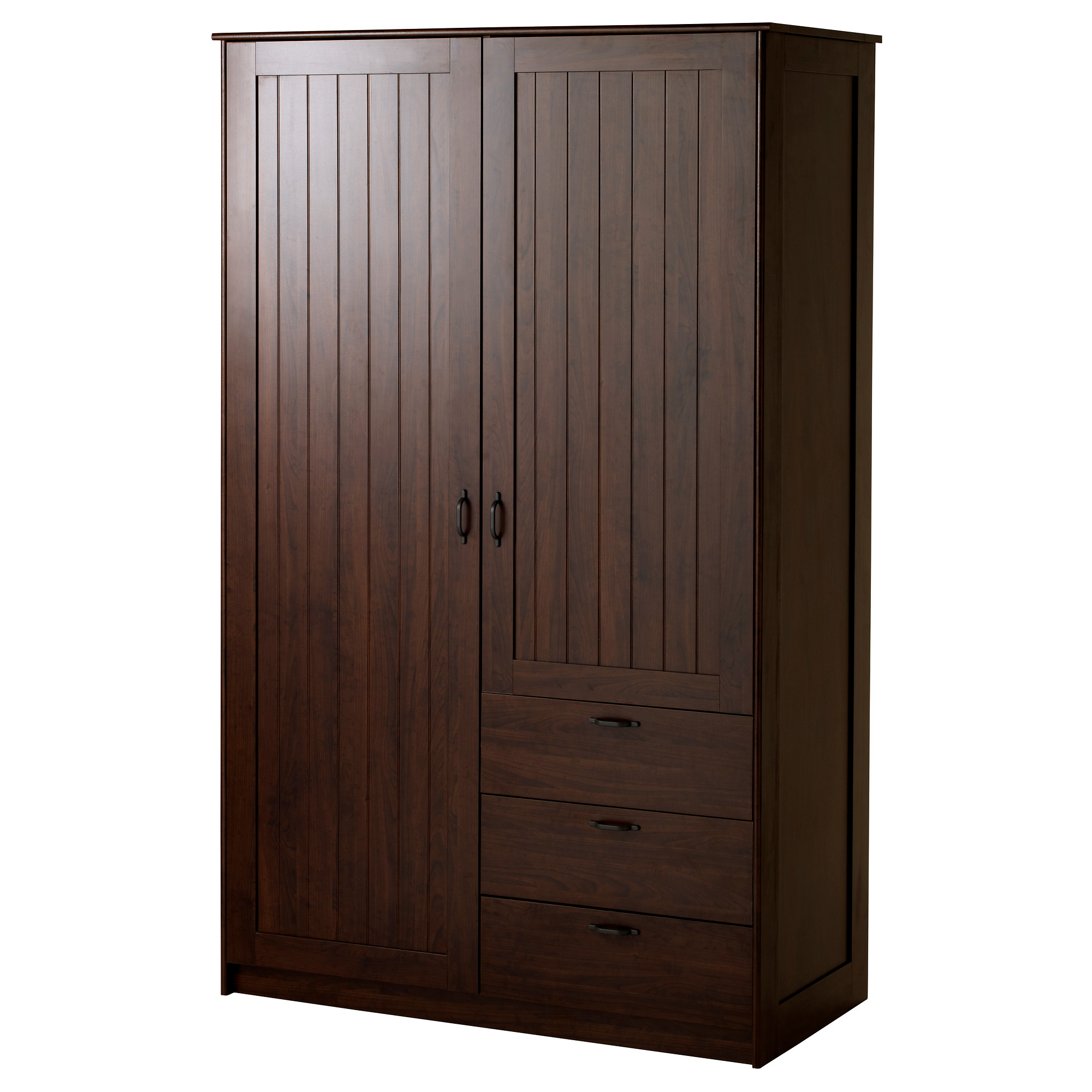 MUSKEN wardrobe with 2 doors+3 drawers