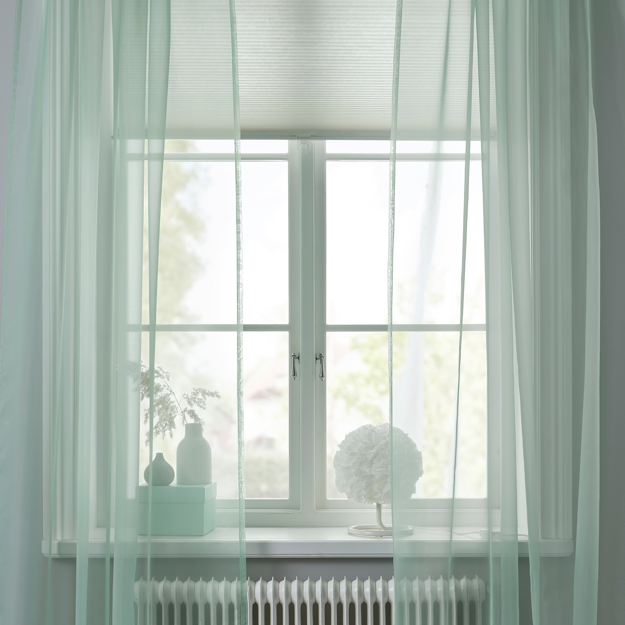 TERESIA sheer curtains, 1 pair