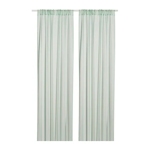 TERESIA - 紗簾 2件裝, 淺綠色/穿桿式, 145x250 公分 | IKEA 線上購物 - PE962359_S4
