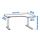 BEKANT - Electric Standing Desk, corner desk right sit/stand, black stained ash veneer white | IKEA Taiwan Online - PE618619_S1