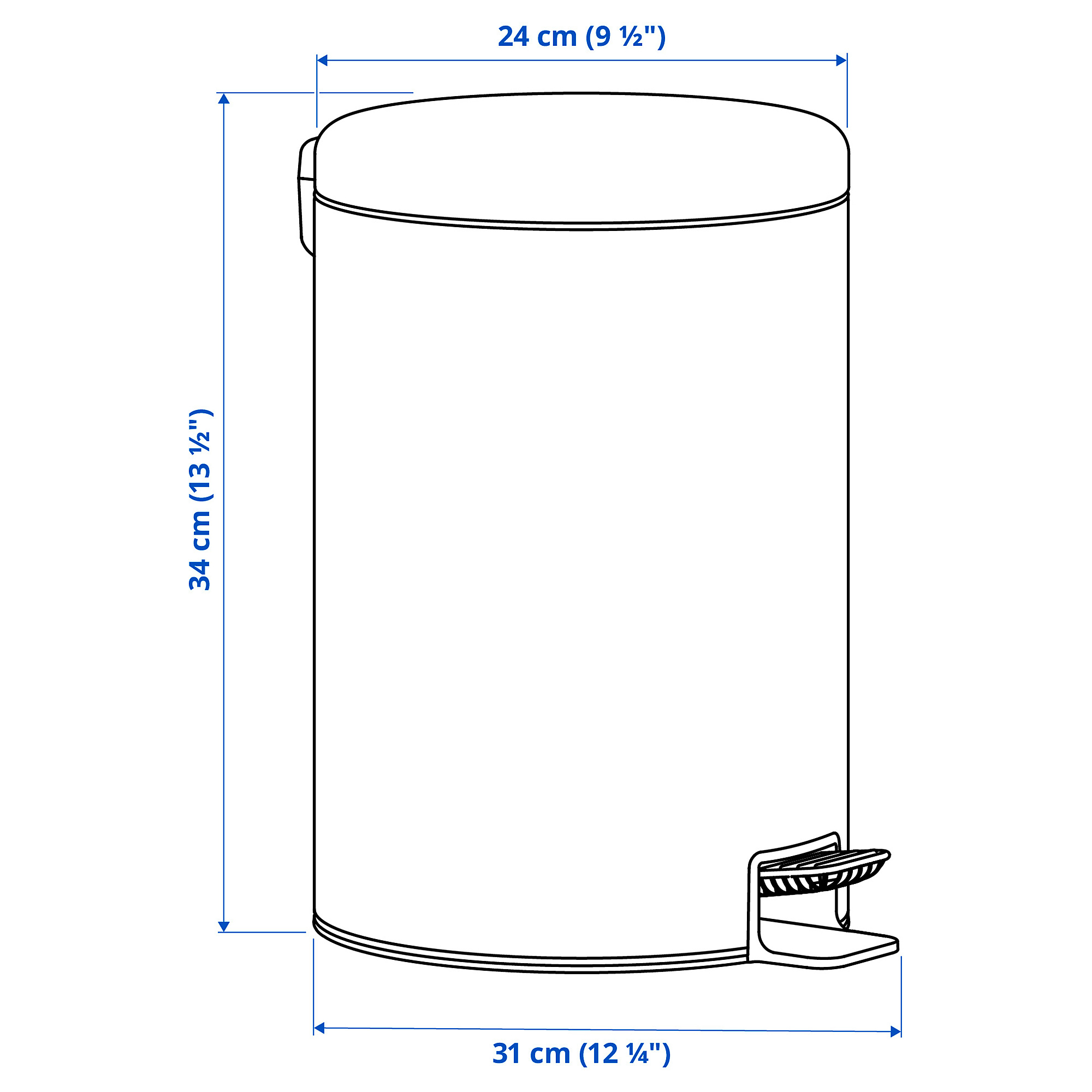 STENTRAPPA pedal bin