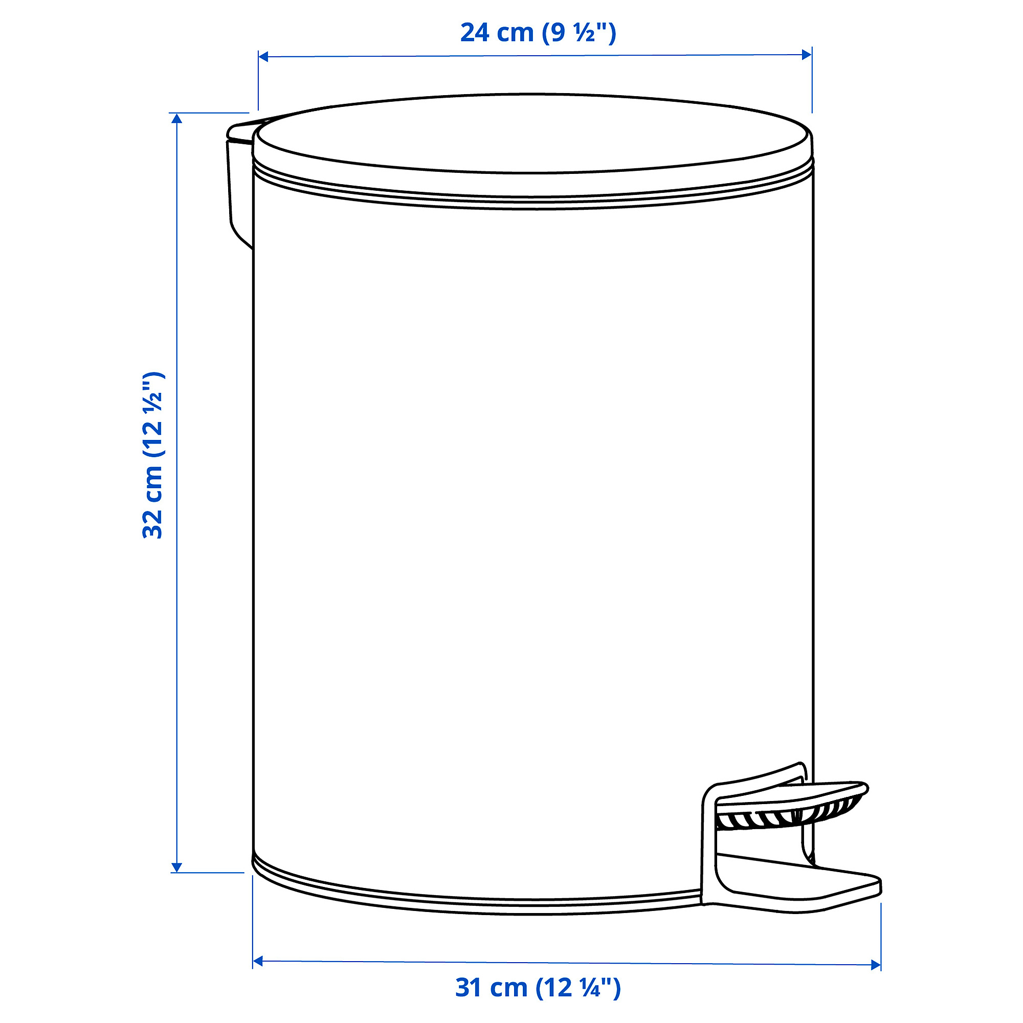 TURRIDNING 腳踏式垃圾桶