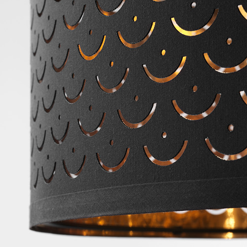 NYMÖ/SKAFTET - floor lamp, black brass/brass | IKEA Taiwan Online - PE632573_S4