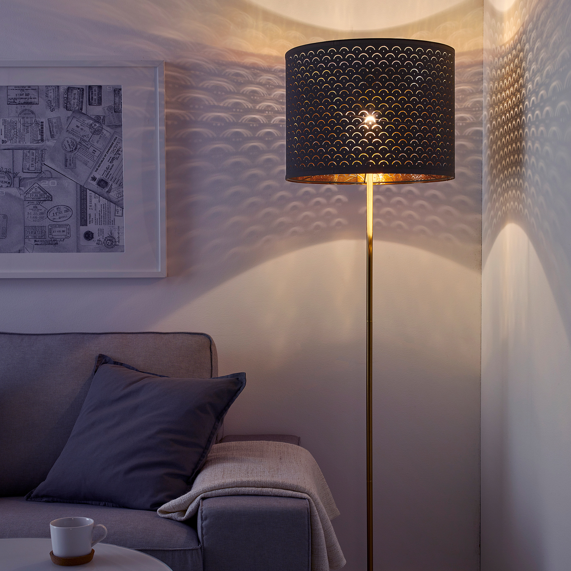 NYMÖ/SKAFTET floor lamp