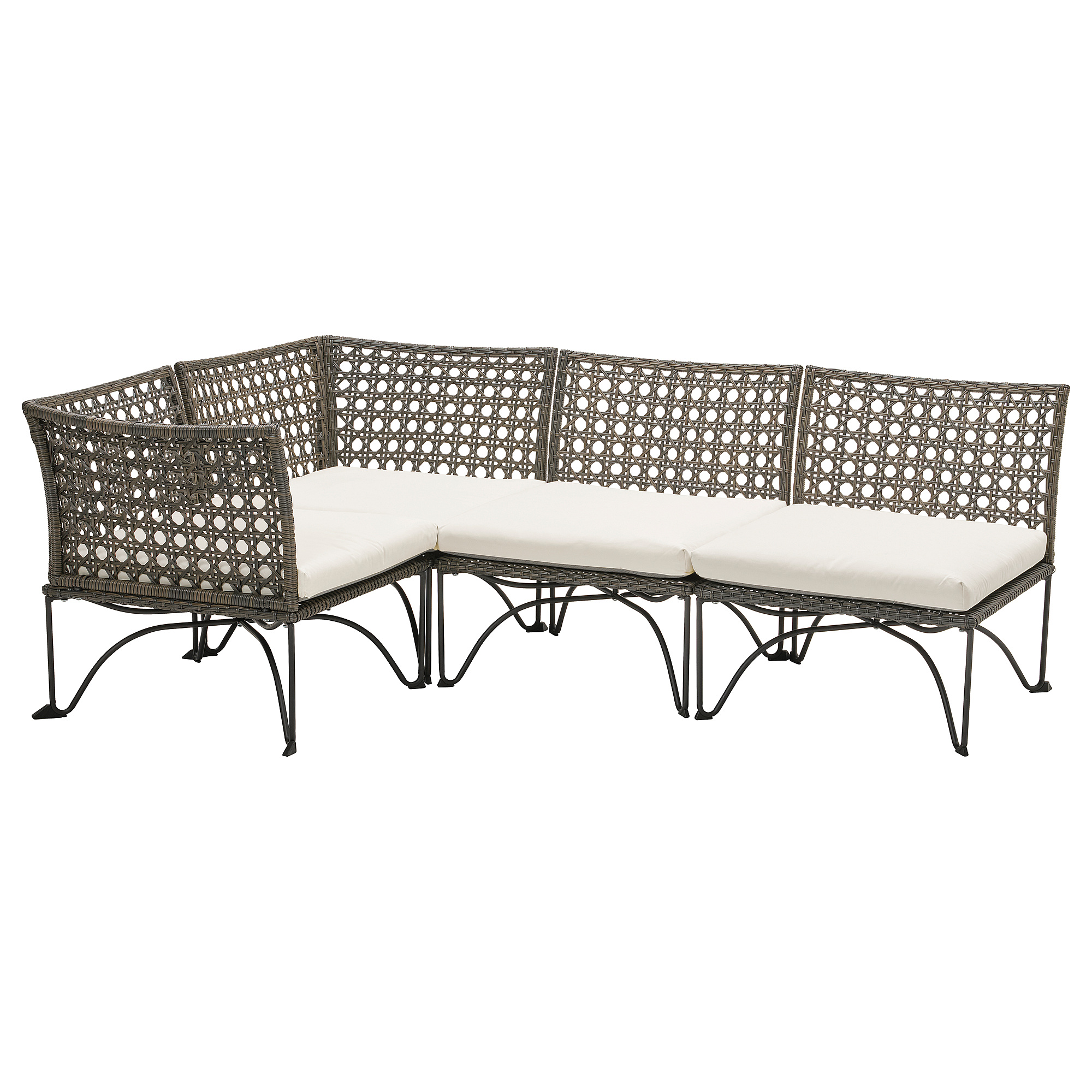 JUTHOLMEN modular corner sofa 3-seat, outdoor
