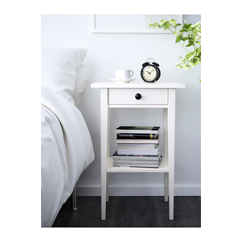 HEMNES - 床邊桌, 染白色 | IKEA 線上購物 - PE555081_S4
