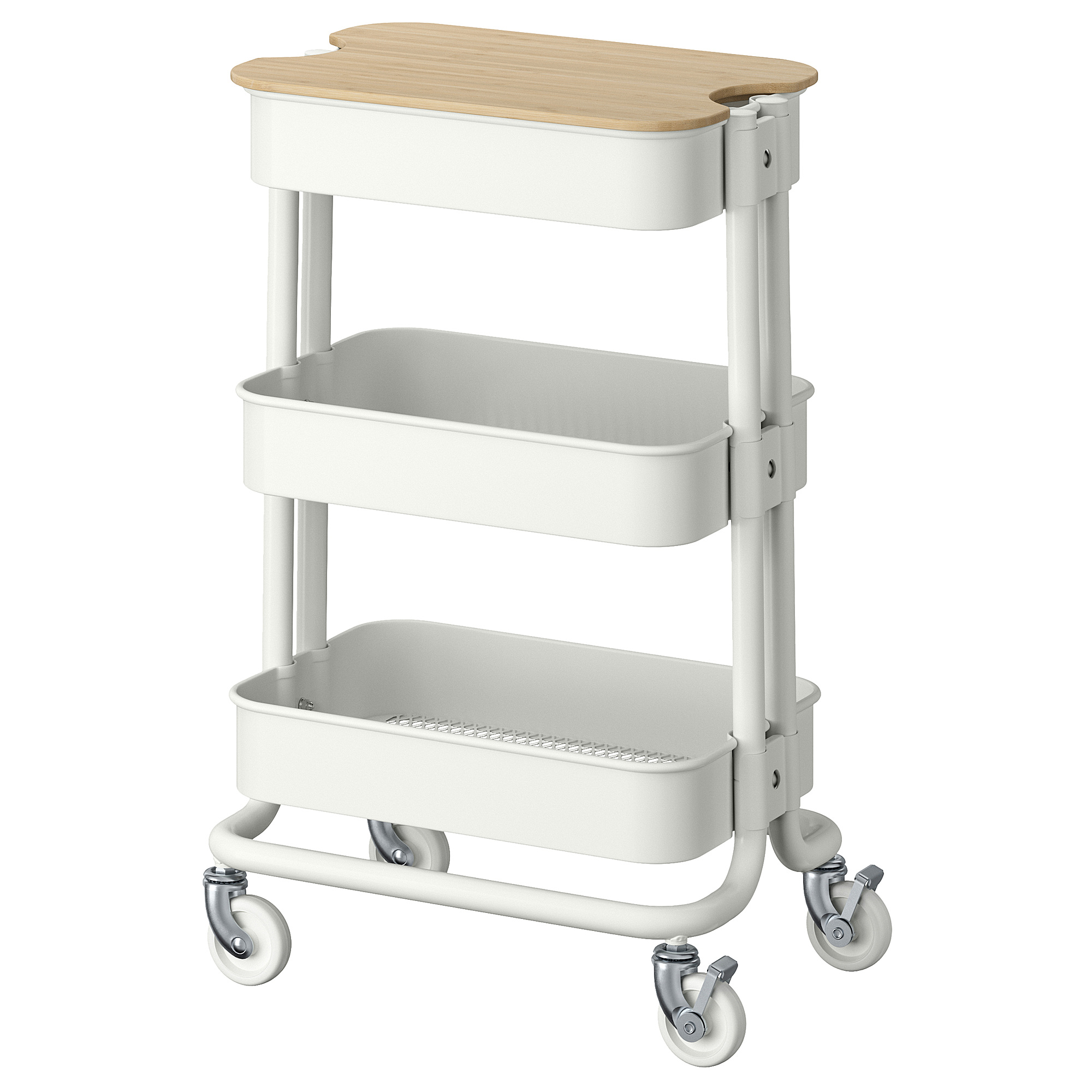 RÅSKOG/NORRÅVA trolley with lid