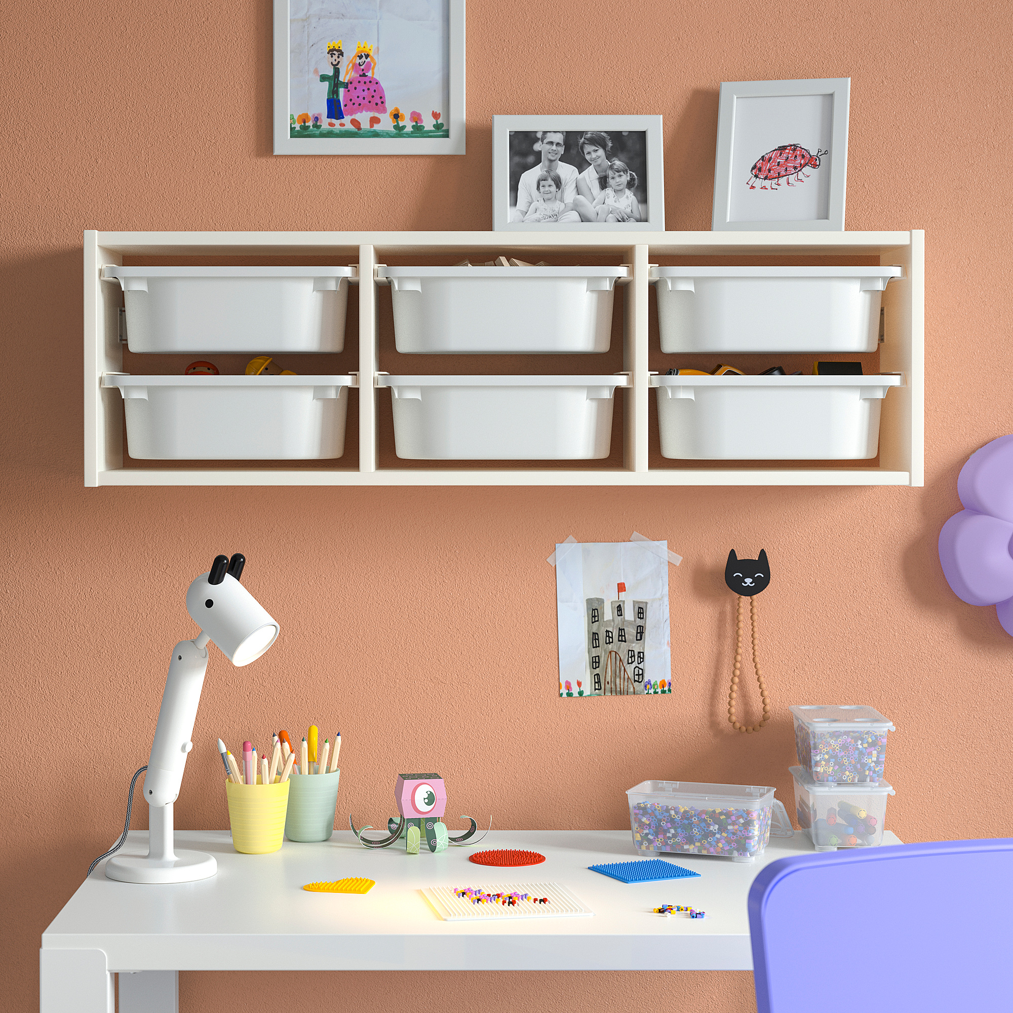 TROFAST wall storage