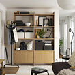 LÅDMAKARE storage combination w sliding doors